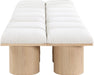 Pavilion - 14 Piece Modular Bench With Natural Base Meridian Furniture