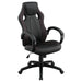 Norset - Upholstered Adjustable Home Office Desk Chair - Black Furniture Max