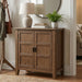Burlington - Handcrafted Low Storage Cabinet Simpli-Home