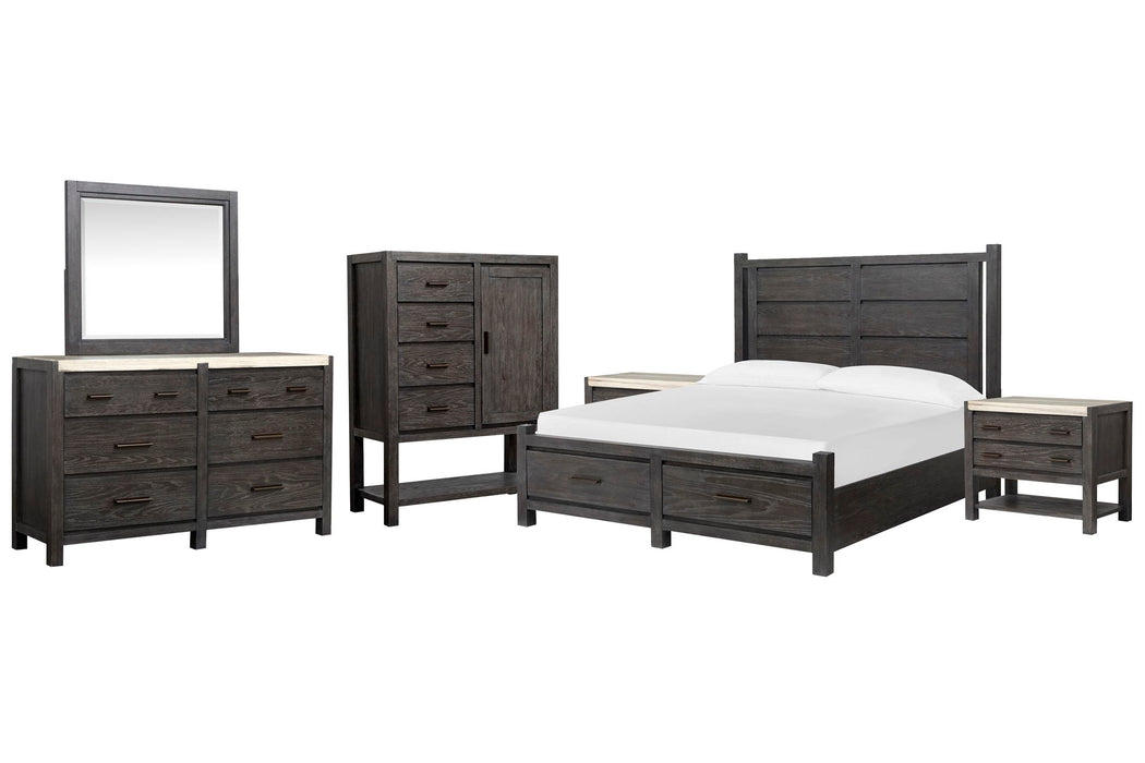 Plum Creek - Panel Storage Bedroom Set Magnussen Furniture