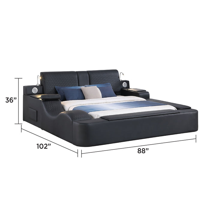 Zoya - Smart Multifunctional Bed, Built In Bluetooth Speakers, USB Charging Matrix Furniture Group