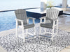 Transville - Barstool (Set of 2) - Gray / White Signature Design by Ashley®