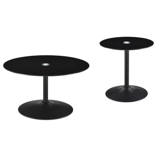 Turpin - 2 Piece Coffee Table Set - Black Furniture Max