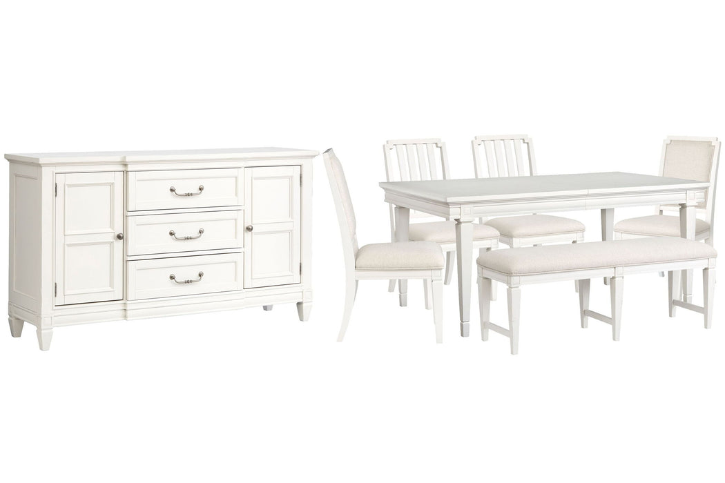 Willowbrook - Extendable Rectangular Dining Table Set Magnussen Furniture