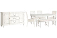 Willowbrook - Extendable Rectangular Dining Table Set Magnussen Furniture
