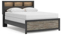 Broachmyn - Lighted Bookcase Panel Bed Signature Design by Ashley®
