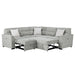 Emiliano - Sectional Sofa With 3 Pillows - Nickel Global Furniture USA