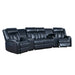 Reclining Sectional Sofa Set With Console Cup Holders USB Ports And Track Arms Home Essentials