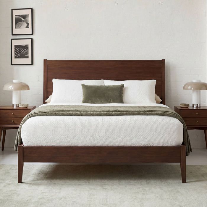 Modern Sled Platform Bed Frame With Slats Hearth and Haven
