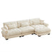 Super Comfort Oversized Modular Sectional Sofa With Movable Ottoman Home Essentials