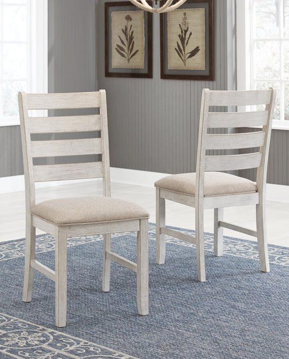 Skempton - Dining UPH Side Chair (Set of 2) - White Signature Design by Ashley®
