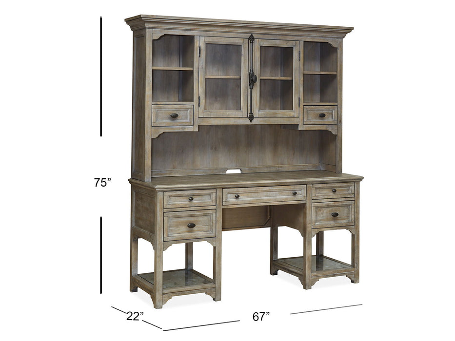 Tinley Park - Desk - Dove Tail Gray Magnussen Furniture