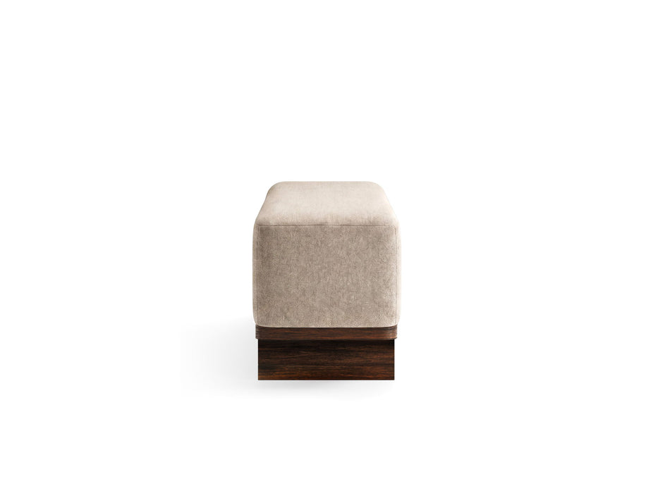 Reena - Upholstered Bench - Rich Brown / Beige Magnussen Furniture
