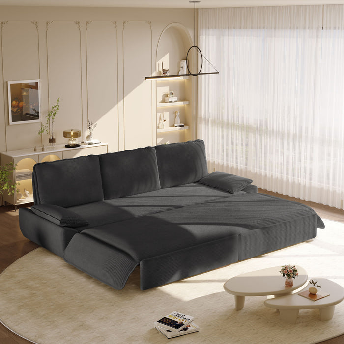 King Size Pull Out Sofa Bed, 3 In 1 Convertible Multifunctional Home Essentials