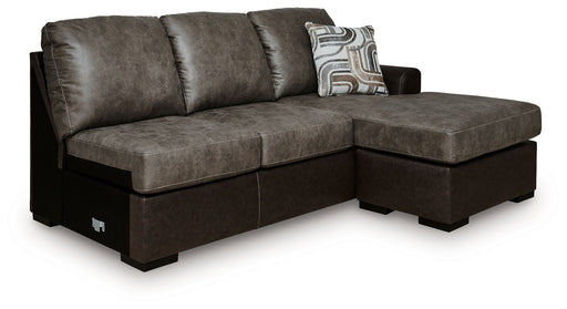 Castille Way - RAF Sofa Chaise - Fossil Signature Design by Ashley®