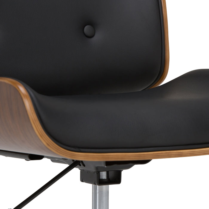Dax - Bentwood Office Chair - Black / Natural