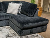 Ashford Heights - RAF Corner Chaise - Onyx Signature Design by Ashley®