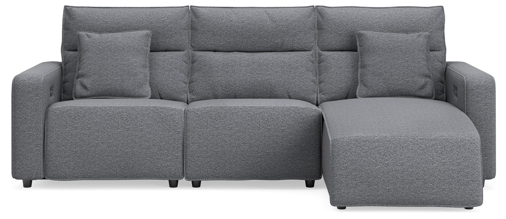 Modmax II - Reclining Sectional - Salt And Pepper Signature Design by Ashley®