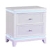 Opium - 2 Drawer Nightstand - White Matrix Furniture Group
