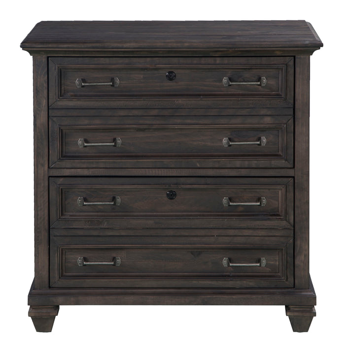 Sutton Place - Lateral File - Weathered Charcoal Magnussen Furniture