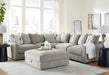 Aslan Court - Sectional With Ottoman Set Benchcraft®