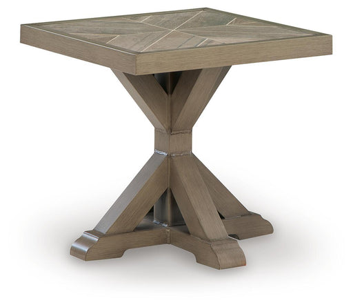 Laguna Heights - Square End Table - Beige Signature Design by Ashley®