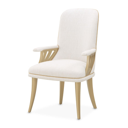 La Terrazza - Dining Arm Chair (Set of 2) - Creamy Pearl Michael Amini