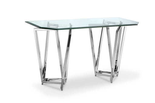 Lenox Square - Rectangular Sofa Table - Chrome Magnussen Furniture