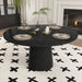 Round Dining Table With Strip Base Home Essentials