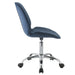 Muata - Office Chair - Twilight Blue Velvet & Chrome ACME