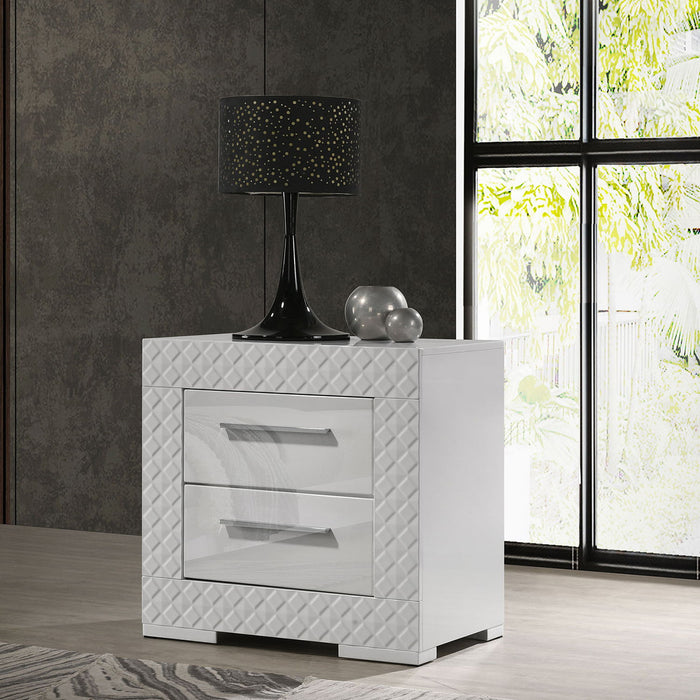 Pierce - 2 Drawer Nightstand, Bedside Table