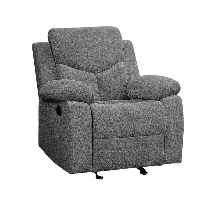 Kalen - Motion Glider Recliner - Gray Chenille ACME