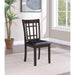 Lattice Back Side Chairs (Set of 2) Furniture Max