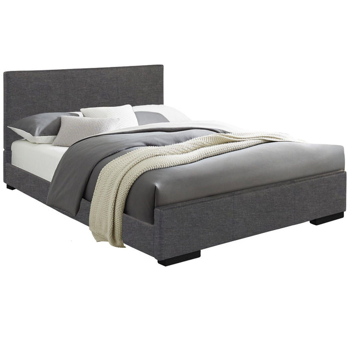 Platform Queen Bed - Gray