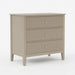 Fluted 3 Drawer Nightstand With Soft Close Slides Home Essentials