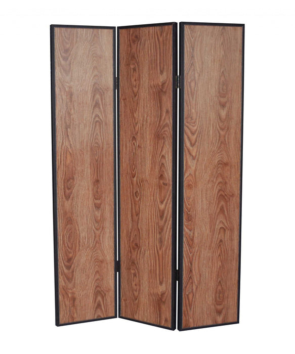 47" x 71" Wood Screen - Brown