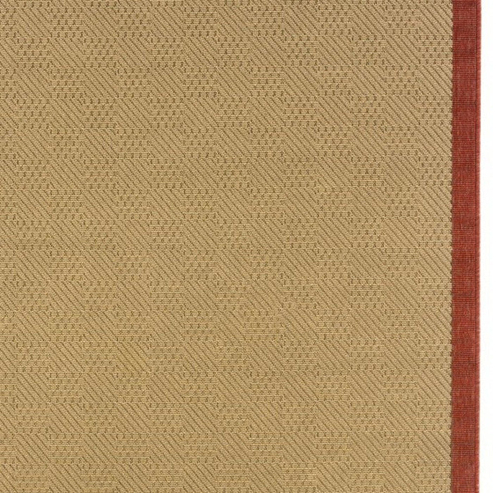 6' X 9' Outdoor / Indoor Area Rug - Beige