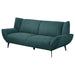 Logan - Flared Arm Sofa Sofa - Teal Blue Furniture Max