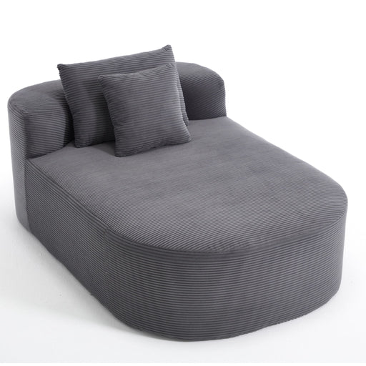 Oversized Chaise Lounge Sofa Bed With Deep Seat And Soft Pillows Home Essentials