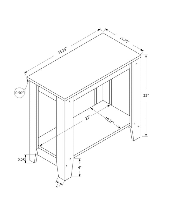 Accent Table, Side Transitional, Elegant Design 8th Street