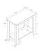 Accent Table, Side Transitional, Elegant Design 8th Street