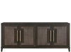 Fenwick - Embossed Credenza - Dark Brown Universal Furniture