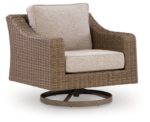 Laguna Heights - Swivel Lounge With Cushion - Beige Signature Design by Ashley®