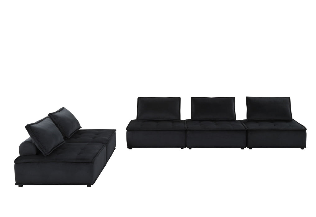 Anna - Stylish Sectional Sofa Ottoman Lilola Home