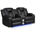 Benz - Power Reclining Loveseat & LED Lighting And Built In USB Matrix Furniture Group