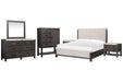 Plum Creek - Upholstered Panel Bedroom Set Magnussen Furniture