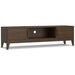 Harper - Low TV Media Stand - Walnut Brown Simpli-Home