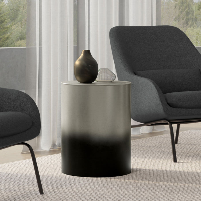 Curtis - Ombre Metal Cylinder Accent Table Simpli-Home