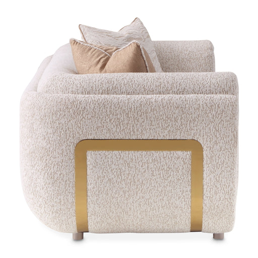 Savannah Breeze - Loveseat - Cashmere / Gold Michael Amini