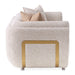 Savannah Breeze - Loveseat - Cashmere / Gold Michael Amini